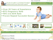 Tablet Screenshot of ourfairygodmother.com